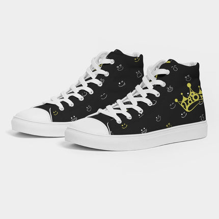 2882Sport™ Fit My Mood: Winky Face Men's Hightop Canvas Shoe