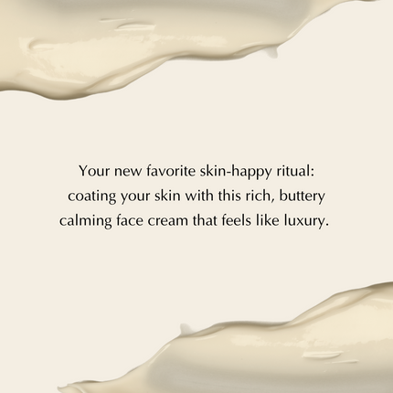 Rich Calming Cream for Dry, Stressed & Sensitive Skin - Vegan,