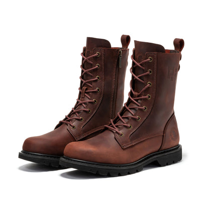 ROCKROOSTER Mantua Men's 8 inch Zip-sided Soft Toe Lug Sole Work Boot