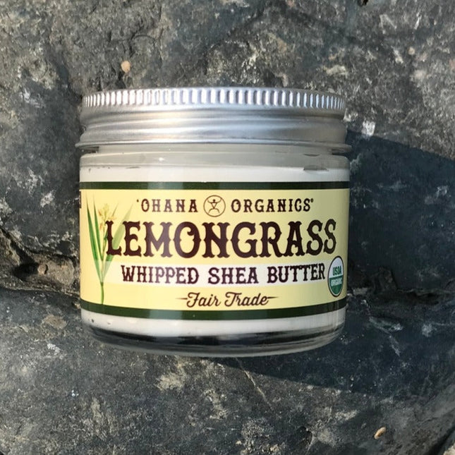 Ohana Organics- Lemongrass Whipped Shea Butter