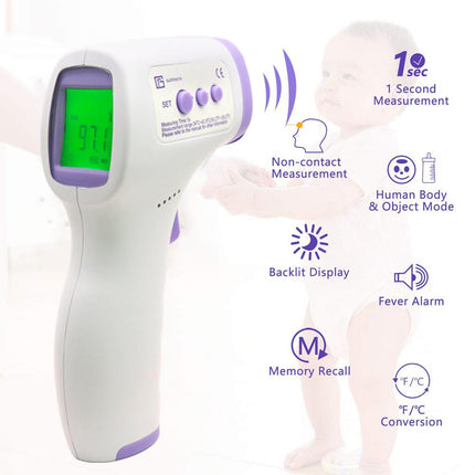 LCD Screen Digital No-Contact Forehead Infrared Forehead Thermometer