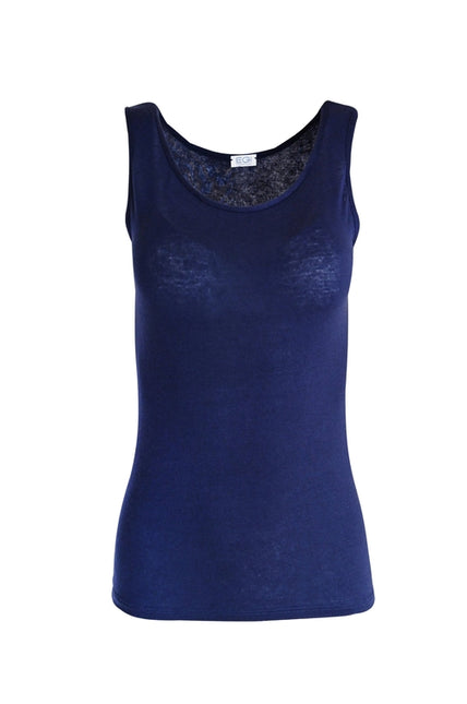 EG Women's Modal Cashmere Blend Tank Top- Made in Italy