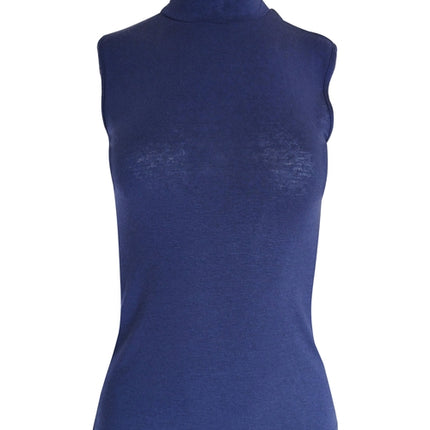 Women's Modal Cashmere Blend Mock Neck- Made in Italy