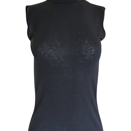 Women's Modal Cashmere Blend Mock Neck- Made in Italy