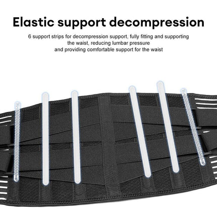 Adjustable Lower Back Brace Lumbar Support Waist Belt For Men Women