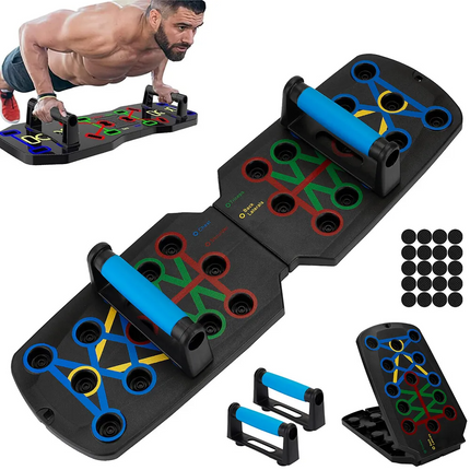28 in 1 Push Up Rack Board System Fitness Workout Train Home Gym