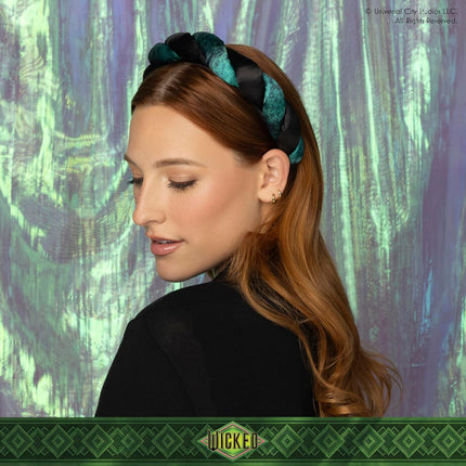 Elphaba Satin Twisted Spa Headband