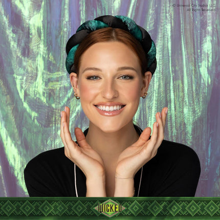 Elphaba Satin Twisted Spa Headband