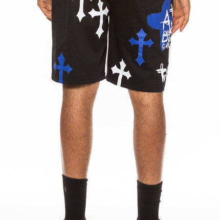 Men's Chrome Skull Shorts