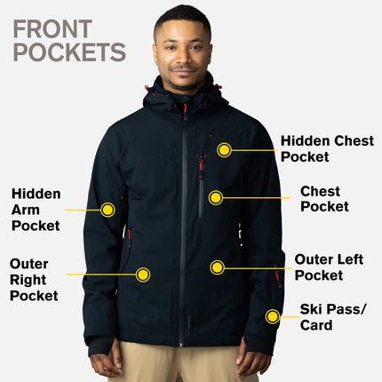APPICOAT Adventure 2.0 Jacket - Men Black