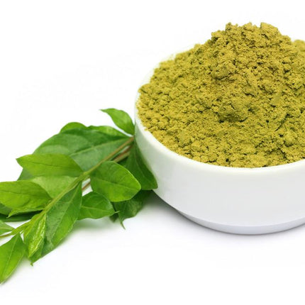 Hair Bloom Natural Jet Black Hair Color- Indigo Powder w/ Mixed