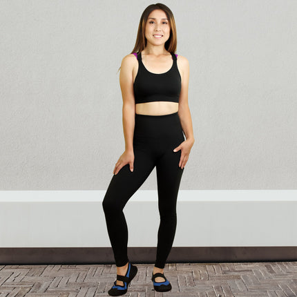 SOBEYO Women's Mary-Jane Flats Water Yoga Sports Blue