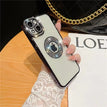 Black Plating Case / For iPhone 14 Plus