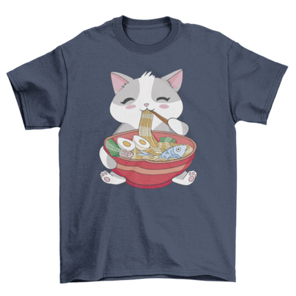Ramen Cat Graphic T-Shirt