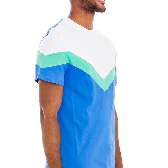 CHEVRON COLORBLOCK  TSHIRT