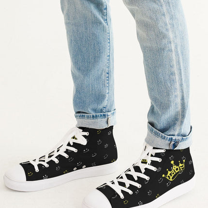 2882Sport™ Fit My Mood: Winky Face Men's Hightop Canvas Shoe