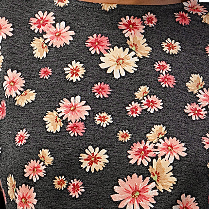 MILEY+ MOLLY -  Floral Lounge Set - Comfy Long Sleeve Top and Shorts