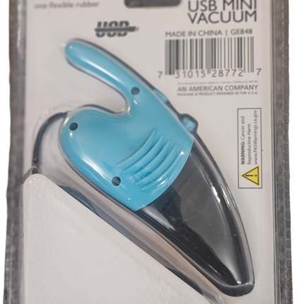 USB Powered Mini Crumb Catcher Keyboard Vacuum with 2 Attachments