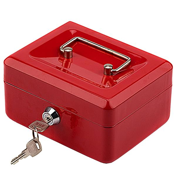 Mini Petty Cash Money Box Stainless Steel safe Box