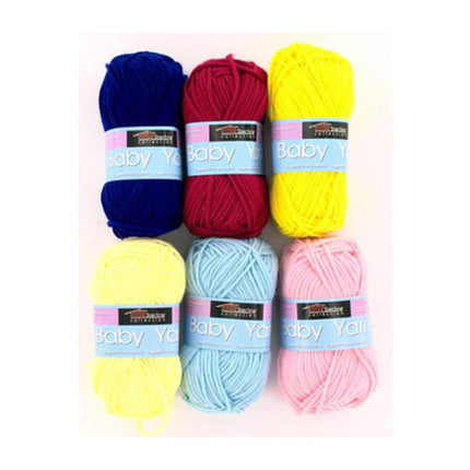 Bulk Buys HK104-96 Baby Yarn -Pack of 96