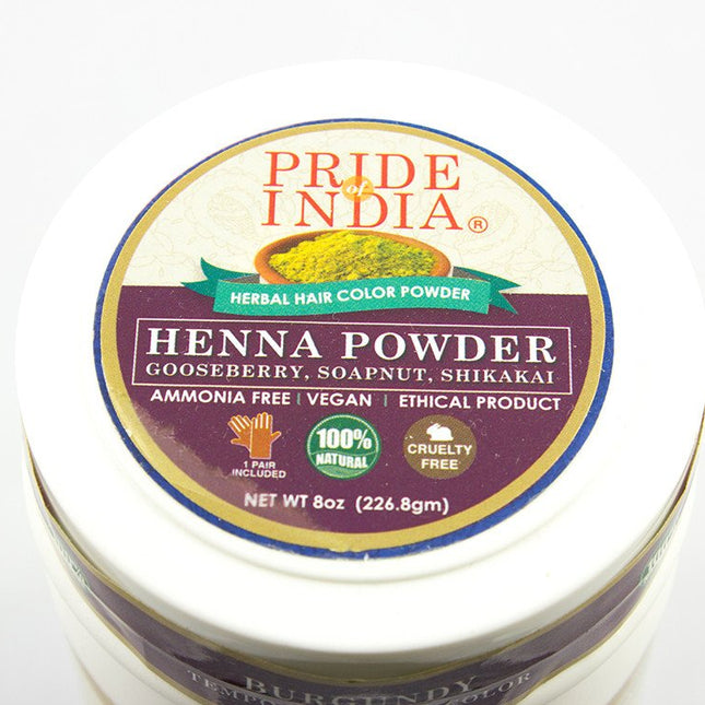 Hair Bloom Natural Burgundy Hair Color- Herbal Henna Burgundy Hair