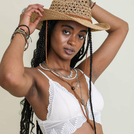 Weaved Western Cowboy Hat